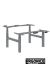 ergo duo rise bench van het topmerk ERGONICE® verkrijgbaar in wit, aluminium, antraciet en zwart frame